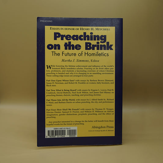 Preaching on the Brink: The Future of Homiletics