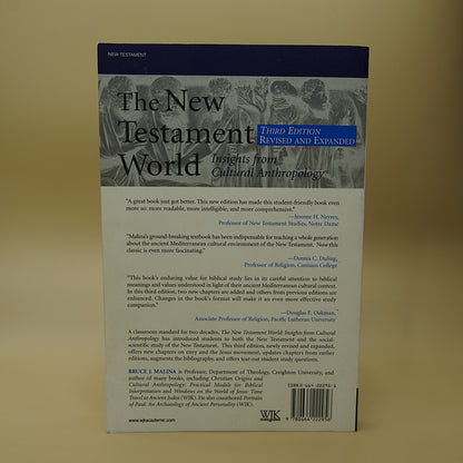 The New Testament World: Insights from Cultural Anthropology ***