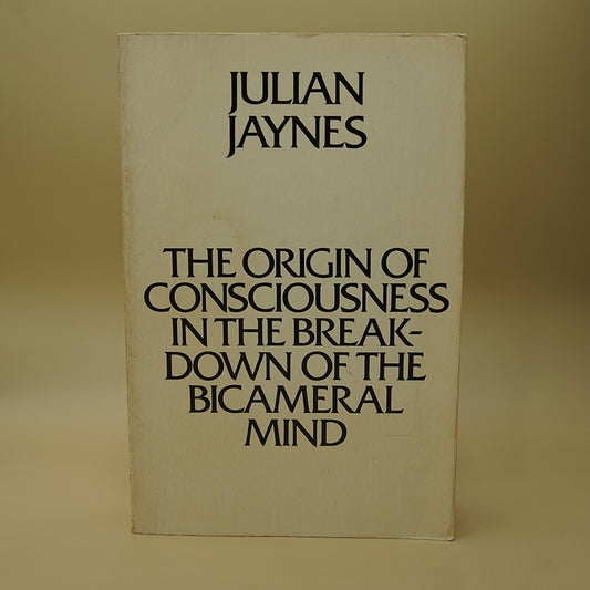 The Origin of Consciousness in the Breakdown of the Bicameral Mind