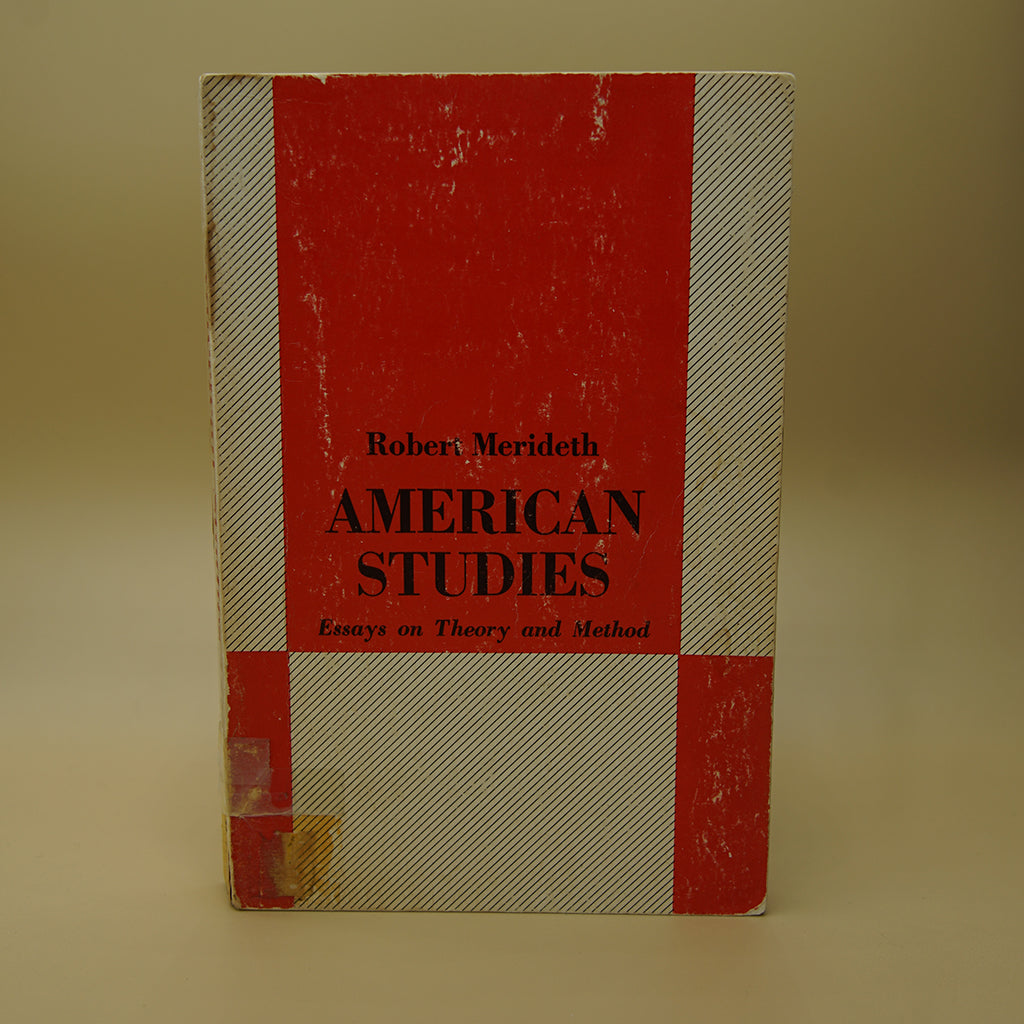 American Studies: Essays on Theory and Method ***