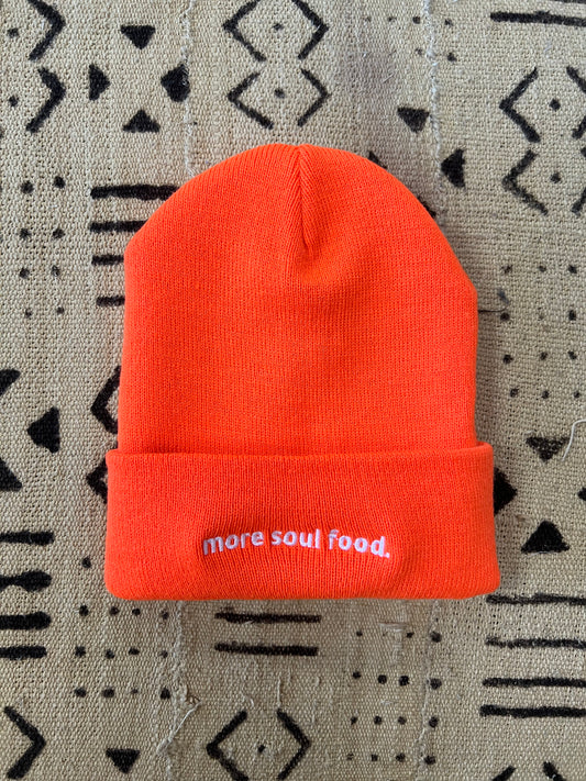 More Soul Food Beanie (Orange